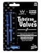 Supapă tubeless PEATY'S  X chris king (mk2) turquoise tubeless valves - 80mm (ptv2-80-trq-12)