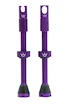 Supapă tubeless PEATY'S  X chris king (mk2) violet tubeless valves 60mm (ptv2-60-vlt-12)