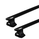 Suport pentru plafon Thule cu EVO WingBar Black Ford Ranger 2-dr Single-cab cu acoperișul gol 11-21