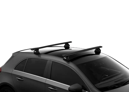Suport pentru plafon Thule cu EVO WingBar Black Ford Transit Custom 4-dr Van cu puncte fixe 18-24