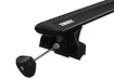Suport pentru plafon Thule cu EVO WingBar Black Jeep Wagoneer 5-dr SUV cu șarpante integrate pentru plafon 22-24
