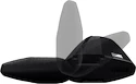 Suport pentru plafon Thule cu EVO WingBar Black Mercedes Benz GLK 5-dr SUV cu șarpante de acoperiș (hagus) 08-15