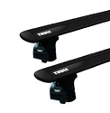 Suport pentru plafon Thule cu EVO WingBar Black Porsche Cayenne 5-dr SUV cu T-Profil 02-09