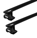 Suport pentru plafon Thule cu EVO WingBar Black Toyota Land Cruiser 150 5-dr SUV cu acoperișul gol 09-23