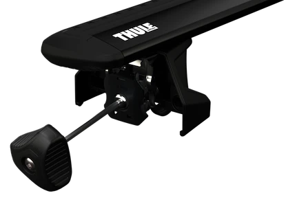 Suport pentru plafon Thule cu EVO WingBar Black Volkswagen Caddy Maxi Life 5-dr MPV cu puncte fixe 08-15
