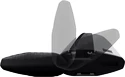 Suport pentru plafon Thule cu EVO WingBar Peugeot Rifter 5-dr MPV cu șarpante de acoperiș (hagus) 19-24