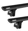 Suport pentru plafon Thule cu WingBar Black Chevrolet Orlando 5-dr MPV cu puncte fixe 11-24