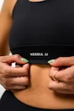 Sutien pentru femei Nebbia  Medium-Support Racerback Sports Bra AGILE black