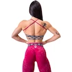 Sutien pentru femei Nebbia NEBBIA x OLYMPIA Washed Open Back Sports Bra LEGACY 779 red