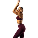 Sutien pentru femei Nebbia STRONG BEAUTY Medium-Support Sports Bra TWIST-KNOT 423 dark red