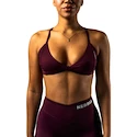 Sutien pentru femei Nebbia STRONG BEAUTY Medium-Support Sports Bra TWIST-KNOT 423 dark red