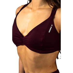 Sutien pentru femei Nebbia STRONG BEAUTY Sports Bra 424 dark red