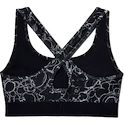 Sutien pentru femei Under Armour  Mid Crossback Printed Black