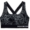 Sutien pentru femei Under Armour  Mid Crossback Printed Black  XS