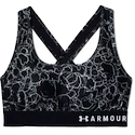 Sutien pentru femei Under Armour  Mid Crossback Printed Black  XS