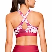 Sutien pentru femei Under Armour  Mid Crossback Printed Pink