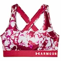 Sutien pentru femei Under Armour  Mid Crossback Printed Pink