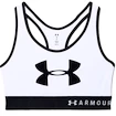 Sutien pentru femei Under Armour  Mid Keyhole Graphic White