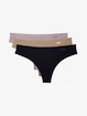 Tanga pentru femei Under Armour  PS Thong 3Pack Black
