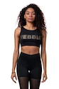 Top pentru femei Nebbia Intense Gold Mesh Mini Top 830 black S