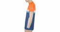 Tricou de ciclism pentru bărbați Sensor  Cyklo Summer Stripe Blue/Orange