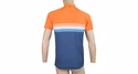 Tricou de ciclism pentru bărbați Sensor  Cyklo Summer Stripe Blue/Orange