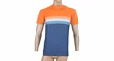 Tricou de ciclism pentru bărbați Sensor  Cyklo Summer Stripe Blue/Orange