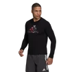 Tricou pentru bărbați adidas  Fast Graphic LS Tee Black