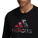 Tricou pentru bărbați adidas  Fast Graphic LS Tee Black