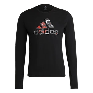 Tricou pentru bărbați adidas  Fast Graphic LS Tee Black