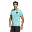 Tricou pentru bărbați adidas  Paris Freelift Polo Aqua