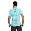 Tricou pentru bărbați adidas  Paris Freelift Polo Aqua