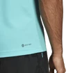 Tricou pentru bărbați adidas  Paris Freelift Polo Aqua