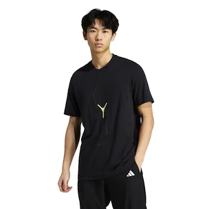 Tricou pentru bărbați adidas  Rackets Graphic Tee Black