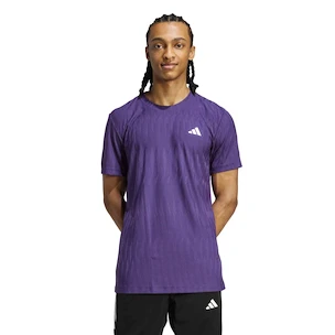 Tricou pentru bărbați adidas  Tennis Climacool+ AIRCHILL FreeLift T-Shirt Aurora Plum