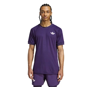 Tricou pentru bărbați adidas  Tennis Pro Climacool+ FreeLift T-Shirt Aurora Plum