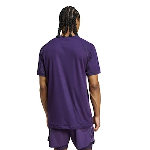 Tricou pentru bărbați adidas  Tennis Pro Climacool+ FreeLift T-Shirt Aurora Plum