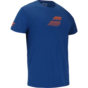 Tricou pentru bărbați Babolat  Exercise Big Flag Tee Men Dark Blue