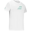 Tricou pentru bărbați Babolat  Exercise Big Flag Tee Men White