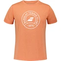 Tricou pentru bărbați Babolat  Exercise Graphic Tee Men Vibrant Orange