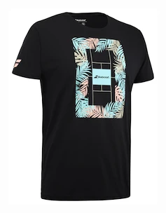 Tricou pentru bărbați Babolat  Exercise Message Tee Men Black M