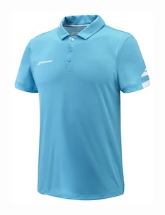 Tricou pentru bărbați Babolat  Play Polo Men Cyan Blue