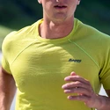 Tricou pentru bărbați Bergans  Floyen Wool Tee Green
