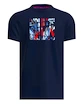 Tricou pentru bărbați BIDI BADU  New York 2024 Chill Tee Dark Blue/Red L