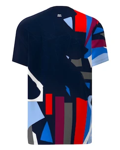 Tricou pentru bărbați BIDI BADU  New York 2024 Tee Dark Blue/Red