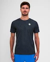 Tricou pentru bărbați BIDI BADU  Spike Crew Two Colored Tee Dark Grey/Blue