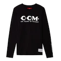 Tricou pentru bărbați CCM 125 Anniversary LS Tee Black L