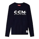 Tricou pentru bărbați CCM 125 Anniversary LS Tee Navy S