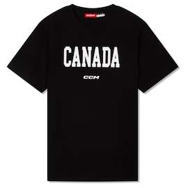 Tricou pentru bărbați CCM Flag Tee Team CAN Black