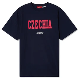 Tricou pentru bărbați CCM Flag Tee Team CZE Navy